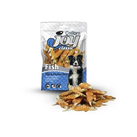 Pamlsok CALIBRA Joy DOG Classic Fish & Chicken Slice 80g