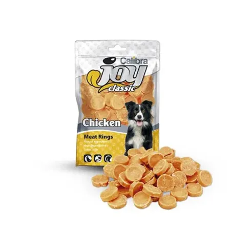 Pamlsok CALIBRA Joy DOG Classic Chicken rings 80 g