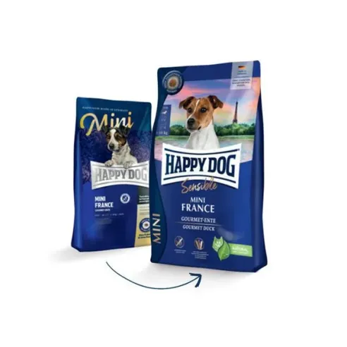 Happy Dog SUPER PREMIUM - Sensible MINI - France kačica a zemiaky 4 kg