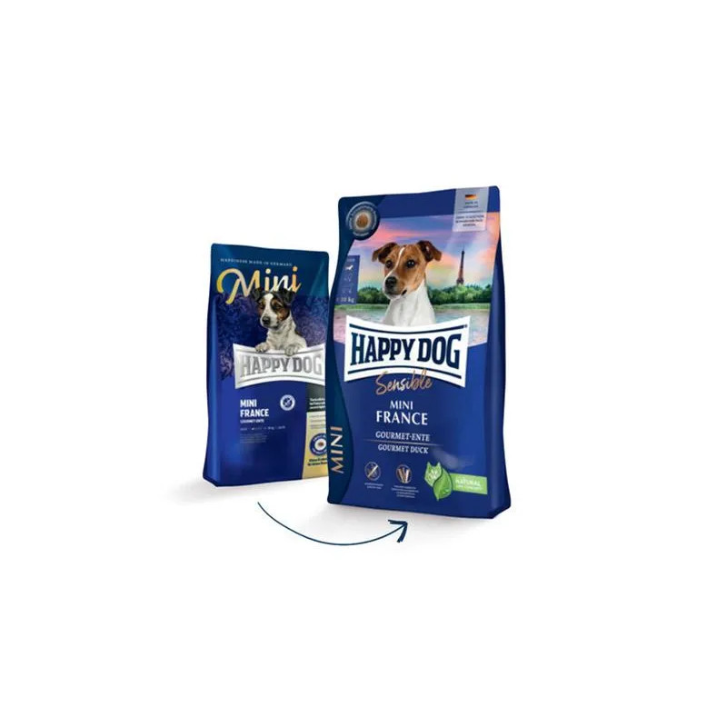 Happy Dog SUPER PREMIUM - Sensible MINI - France kacsa és burgonya 4 kg