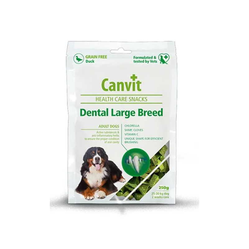 Canvit Health Care fogápoló jutalomfalat nagytestű kutyáknak 250 g