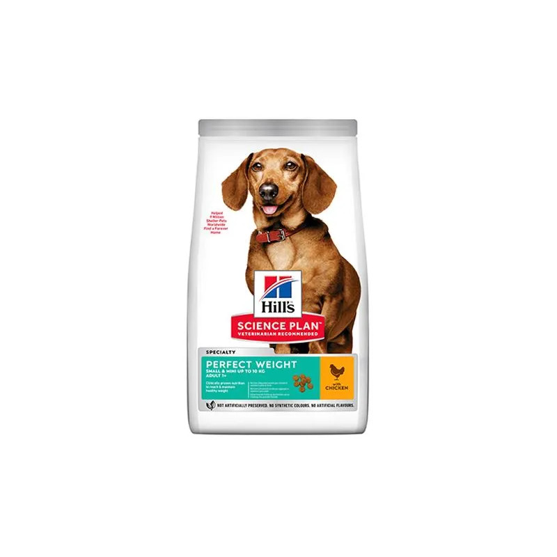 HILLS SP Ca Adult Perfect Weight Small & Mini Chicken 1,5 kg