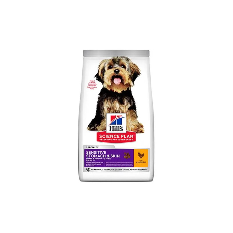 HILLS SP Ca Adult Small & Mini Chicken Sensitive Stomach & Skin 1,5 kg