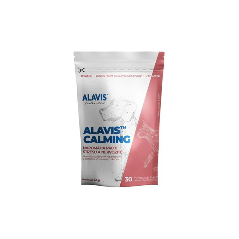 ALAVIS Calming Extra erős kutyáknak 96 g/30 rágótabletta