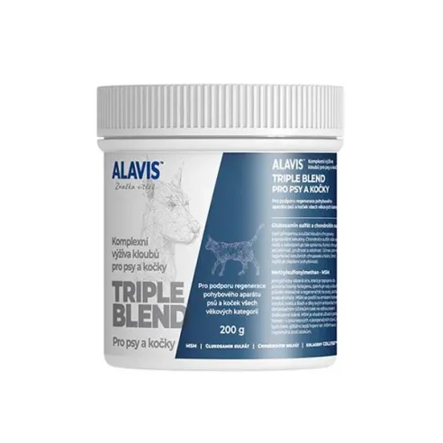 ALAVIS Triple Blend pre psy a mačky plv. 200 g