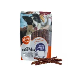 Jutalomfalat DUVO+ Pálcikák bárány & rizs 80 g