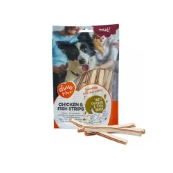 Jutalomfalatok DUVO+ Csíkok csirke & hal 80 g