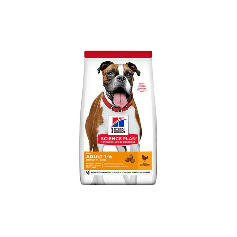 HILLS SP Ca Adult Light Medium Chicken 2,5 kg