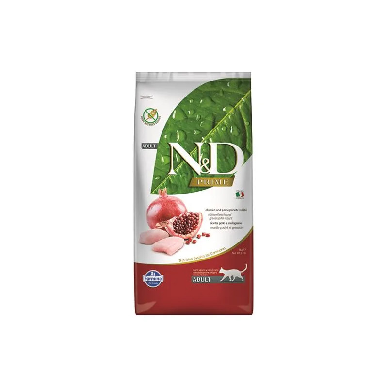 Farmina N&D cat GF ADULT Chicken & Pomegranate, 5kg