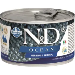 Farmina N&D dog OCEAN hering & garnélarák konzerv 140 g