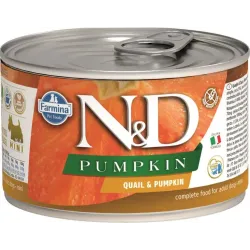 Farmina N&D dog PUMPKIN & fürj konzerv 140 g