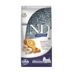 Farmina N&D dog OCEAN PUMPKIN (GF) adult mini, tőkehal & narancs 7 kg