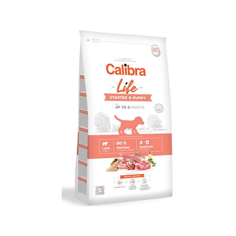 Calibra Dog Life Starter & Puppy Bárány 12 kg