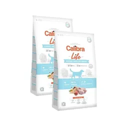 Calibra Dog Life Junior Medium Breed Csirke 12 kg