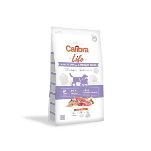 Calibra Dog Life Junior Small & Medium Breed Lamb 2,5 kg