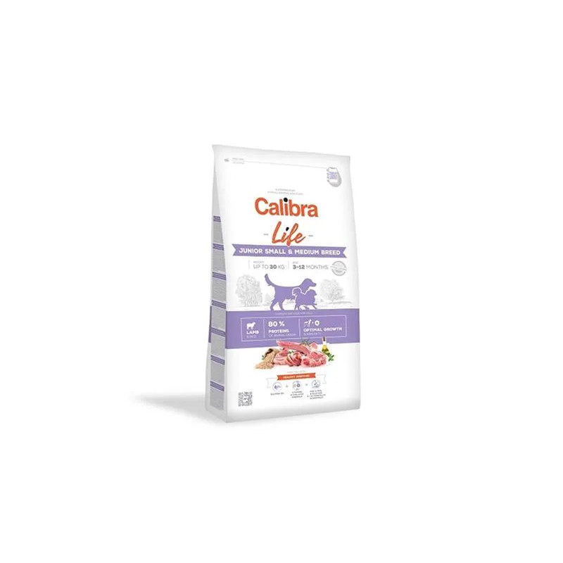 Calibra Dog Life Junior Small & Medium Breed Lamb 2,5 kg