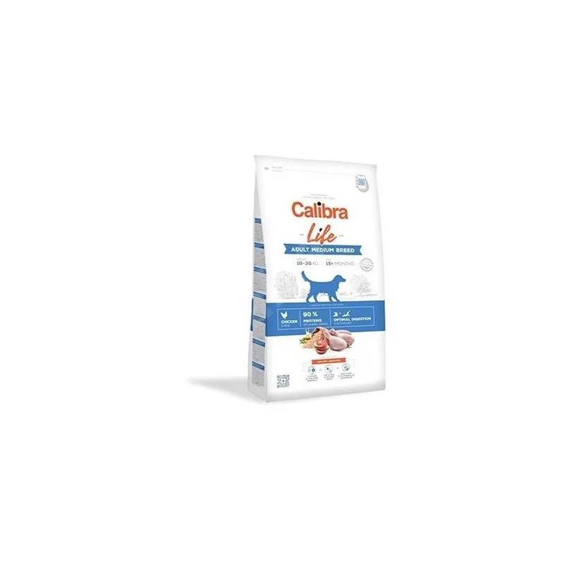 Calibra Dog Life Adult Medium Breed Chicken 12 kg