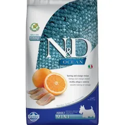 Farmina N&D dog OCEAN (GF) adult mini, hering & narancs 2,5 kg