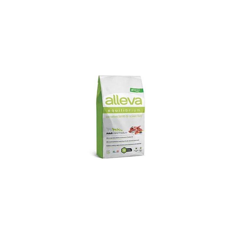Alleva SP EQUILIBRIUM kutya adult sensitive mini & medium bárány & óceáni hal 2 kg