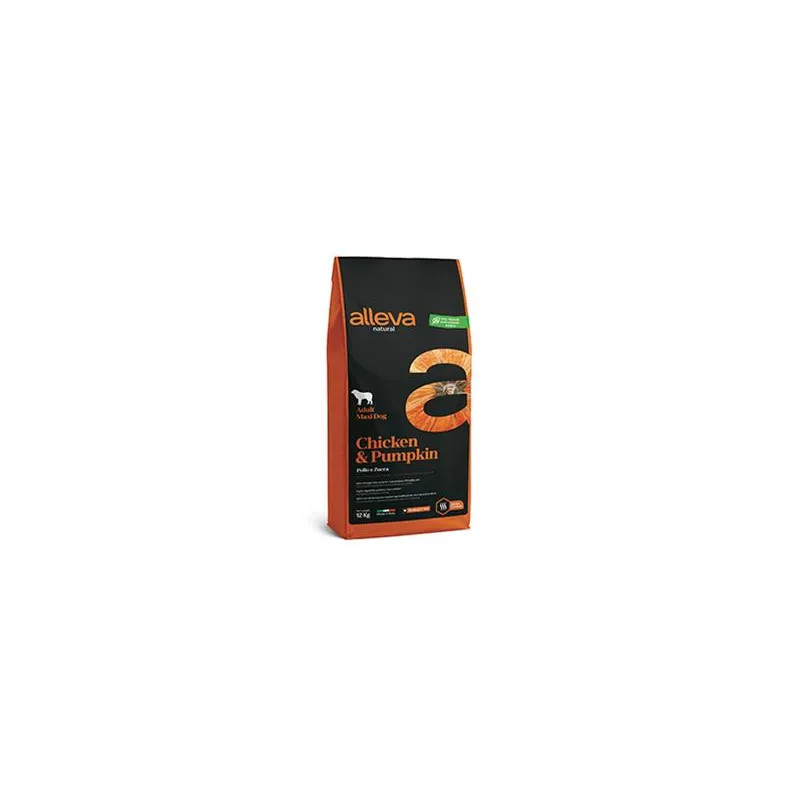 Alleva NATURAL kutya adult maxi csirke & sütőtök 2 kg