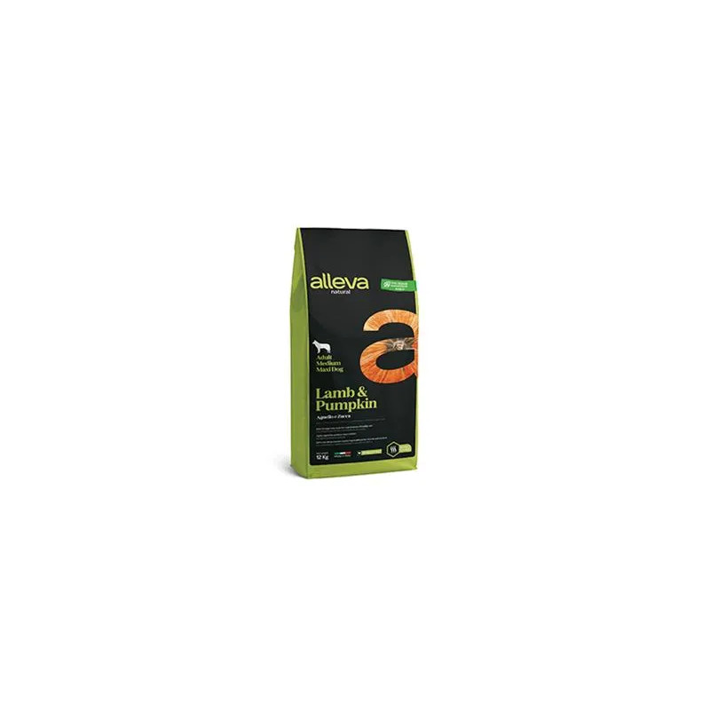 Alleva NATURAL kutya felnőtt medium & maxi bárány & tök 2 kg