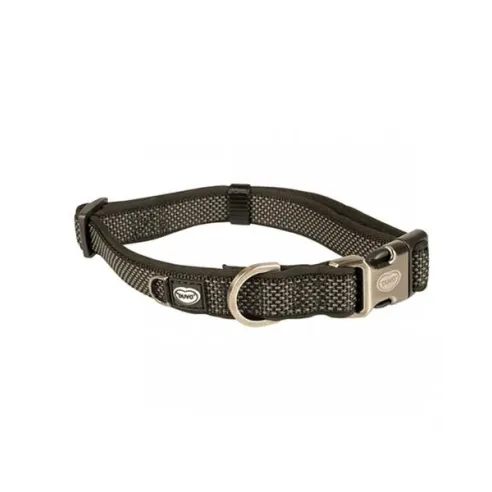 DUVO+ EXPLOR NORTH fekete nylon nyakörv 30-45cm/15mm