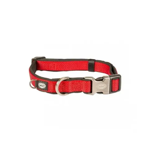 Obojok DUVO+ EXPLOR NORTH nylon piros 20-35cm/15mm