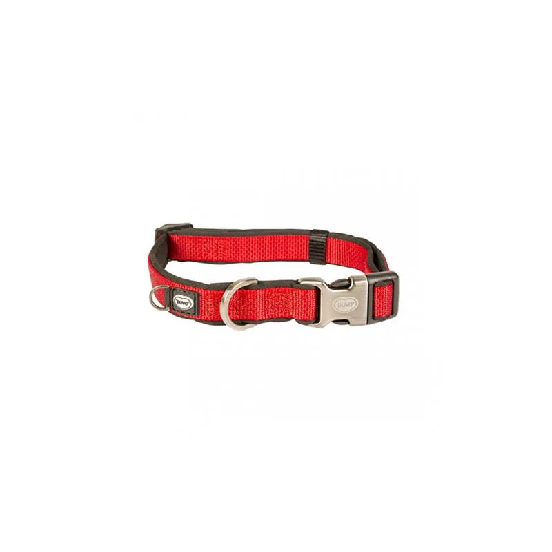 DUVO+ EXPLOR NORTH piros nylon nyakörv 30-45cm/15mm