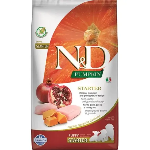 Farmina N&D dog PUMPKIN (GF) puppy starter all breeds, chicken & pomegranate 2,5 kg