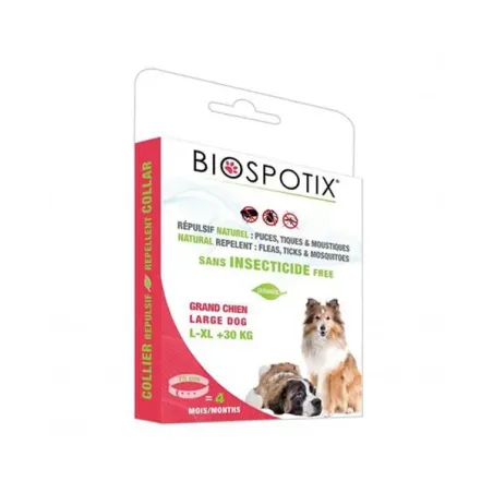 Biogance Biospotix nagytestű kutyáknak L-XL, 75 cm (30 kg felett), repellens nyakörv