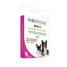 BIOGANCE Biospotix Dog spot-on S-M, természetes riasztó hatással, 5 x 1 ml (20 kg-ig)