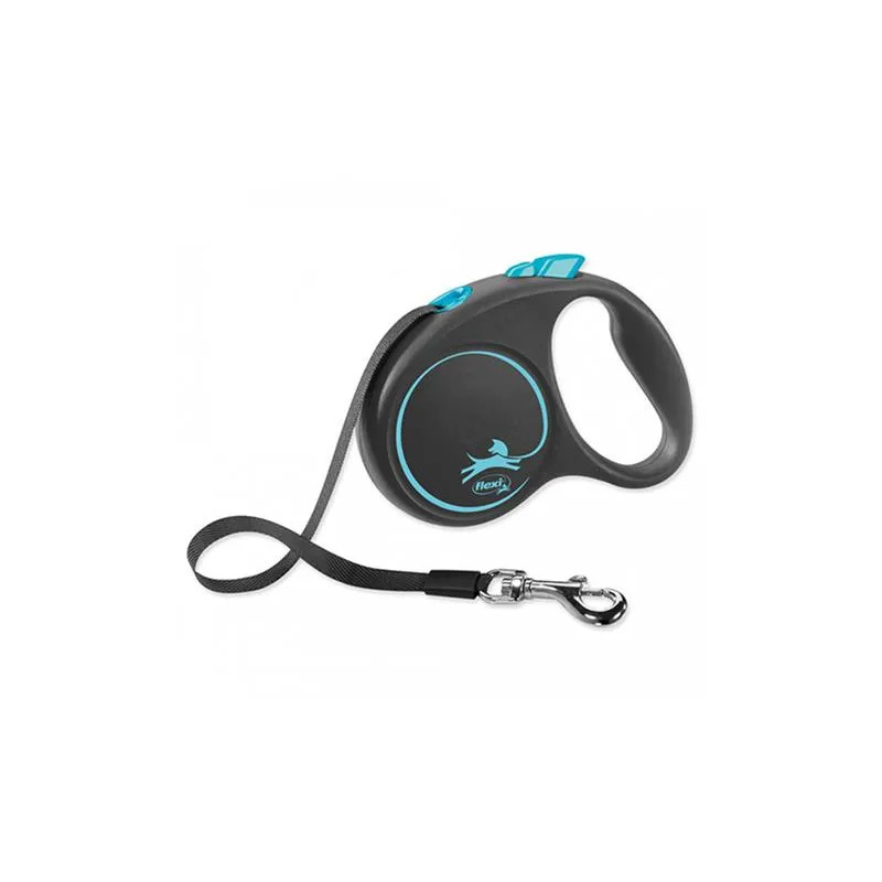 Flexi Black Design szalag L 5 m kék (50 kg-ig)
