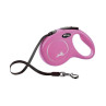 Vodítók Flexi Classic NEW szalag S 5 m rózsaszín (max. 15 kg)