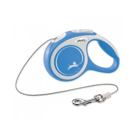 Flexi New Comfort póráz zsinóros M 5 m kék (20 kg-ig)