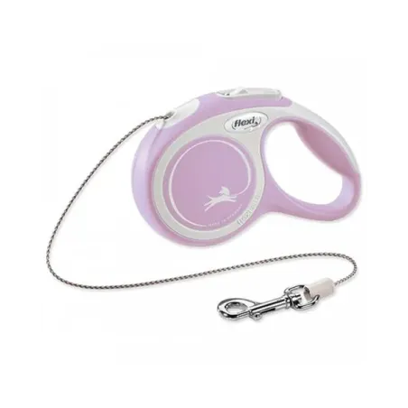 Flexi New Comfort póráz kötél M 5 m világos rózsaszín (20 kg-ig)