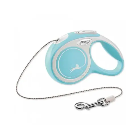 Flexi New Comfort póráz M 8 m világoskék (20 kg-ig)