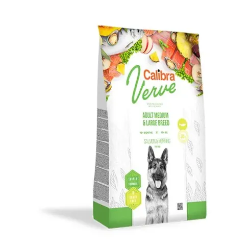 Calibra Dog Verve GF Adult Medium &  Large Salmon & Herring 12 kg