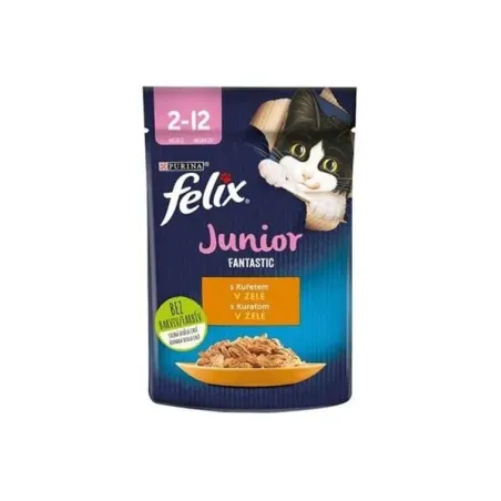 Nestlé FELIX Fantastic junior macska csirkés zselé tasak 26x85 g
