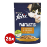 Nestlé FELIX Fantastic macska csirke zselében tasak 26x85 g