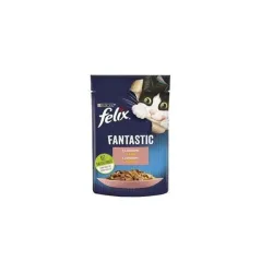 Nestlé FELIX Fantastic macska lazac zselé alutasak 26x85 g
