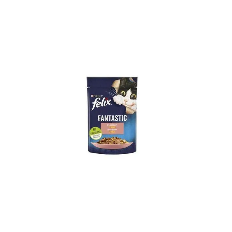 Nestlé FELIX Fantastic macska lazac zselé alutasak 26x85 g