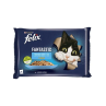 Nestlé FELIX Fantastic macska Multipack lazac&vörös durbincs zselé alutasak 4x85 g