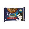 Nestlé FELIX Sensations macska Multipack marha&bárány alutasak 4x85 g