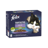 Nestlé FELIX Fantastic macska Multipack zöldséges zselé válogatás, 12x85 g tasak