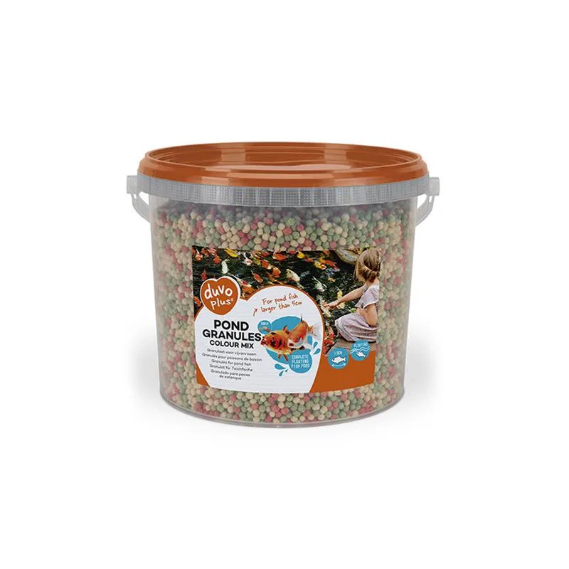 5 cm-től ajánlott haleleség DUVO+ granulátum 5 L, 4 mm átmérő