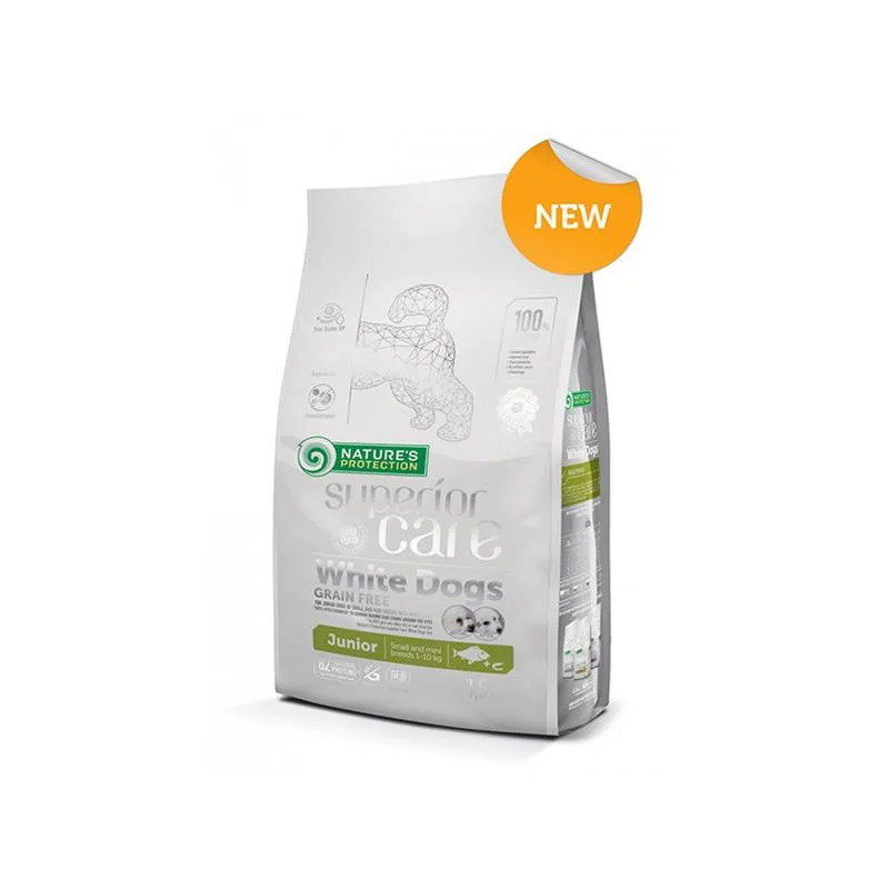 Natures P Superior care white dog GF junior white fish small&mini 10 kg