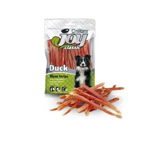 Pamlsok CALIBRA Joy DOG Classic Duck Strips 250g NEW