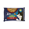 Nestlé FELIX Sensations macska Multipack marha & csirke zselében tasak 4x85 g