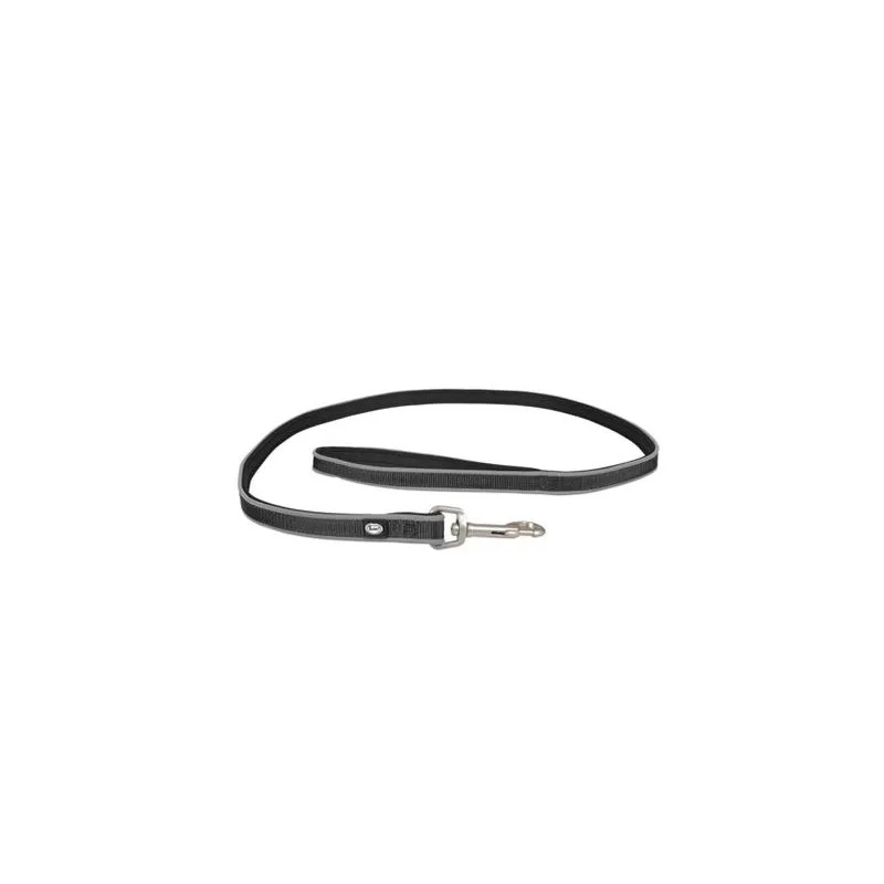 DUVO+ EXPLOR WEST nylon fekete póráz 100cm/20mm