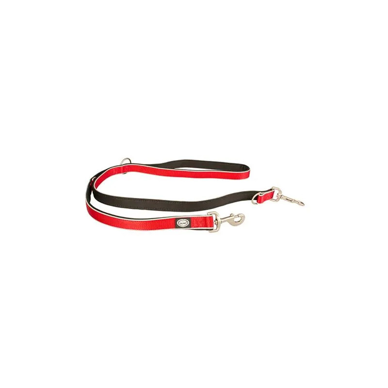 DUVO+ EXPLOR WEST duo nylon póráz piros 200cm/25 mm